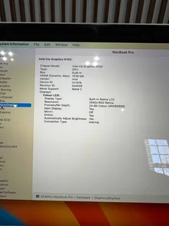 MacBook Pro 2015 13&#39; i5 Retina 128G (24-Month Warranty)