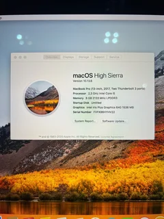 MacBook Pro 2017 13&#39; None Touch Bar (24-Month Warranty)