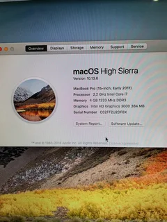 MacBook Pro 15’ i7  256GB SSD Silver (24-Month Warranty)