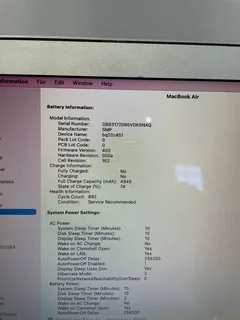 MacBook Air 13’ i5 128GB SSD Silver (24-Month Warranty)