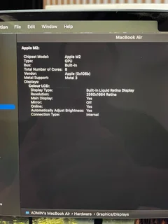 MacBook Air M2 13’ 16GB Midnight Like New (24-Month Warranty) Year End Sale!