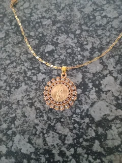 18k gold covered Religious necklace