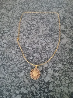 18k gold covered Religious necklace
