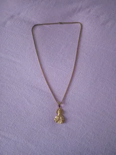 18k gold covered 3D Jesus chain