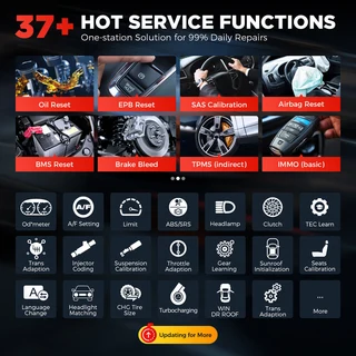2023 Newest Launch X-431 PRO PROS V5.0 Diagnostic Tool 37 Special Functions Intelligent Diagnose TPM