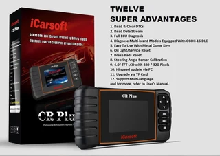 DIAGNOSTIC TOOL ICARSOFT CR PLUS OBDII EOBD Four system daignostic