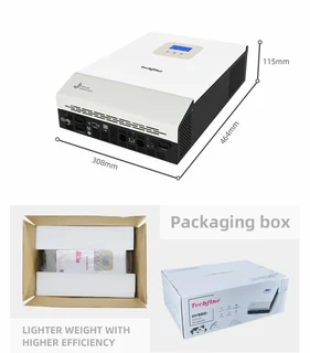 Techfine Solar Hybrid Inverter Parallel GA5048MHB MPPT Pure Sine Wave Parallel Built-in 80A Charge C