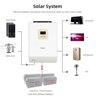 Techfine Solar Hybrid Inverter Parallel GA5048MHB MPPT Pure Sine Wave Parallel Built-in 80A Charge C