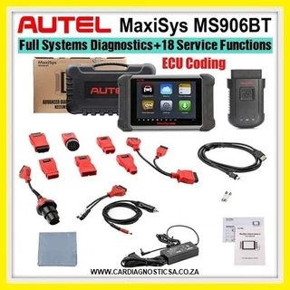 Autel Maxisys MS906BT Automotive Diagnostic Scan Tool with ECU Coding, Key Coding, Bi-Directional Co