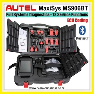 Autel Maxisys MS906BT Automotive Diagnostic Scan Tool with ECU Coding, Key Coding, Bi-Directional Co