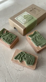 Notebook Therapy: Stamp Set (Hinoki; Into The Meadow Collection) — NEW