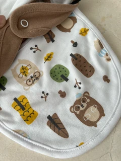 100% Cotton Baby Bibs - Set of 2 (NEW)