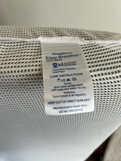 Snuggletime Cot Mattress &amp; Pillow &amp; Fitted Sheets