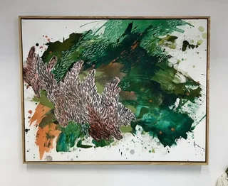 Original Artwork “Internal Landscape” - Framed in Oak 93cm X 73cm