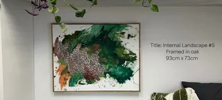 Original Artwork “Internal Landscape” - Framed in Oak 93cm X 73cm