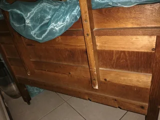 Vintage 3 mirror display cabinet dresser