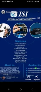 Infinity Sat  Installations