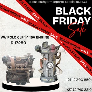 Volkswagen Polo Clp1.4 16v Engine For Sale  Available Now At German Parts Specialists