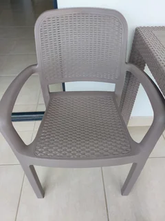 Patio Set - Table with 2 Chairs - Only 2 Months Old