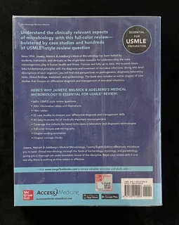 Jawetz, Melnick &amp; Adelberg&#39;s Medical Microbiology (28th Edition)