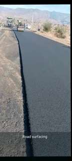 Road asphalt, paving, road markings and tennis courts, slurry seal, drive ways