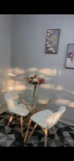 Dining table and chairs