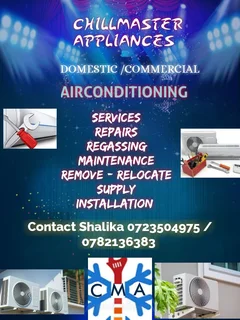 Domestic and commercial Airconditioning services Repair- installation