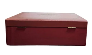 Retro Mid-Century two-tiered jewelry box