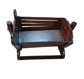 Wooden Rocking Doll Cradle