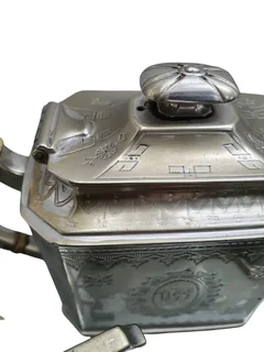 Antique crafted silver tea and coffee set