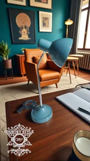 Retro Style goose-neck desk lamp