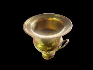 19th Century brass champagne cooler