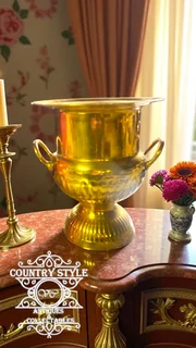 19th Century brass champagne cooler