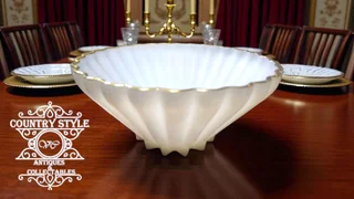 Vintage Anchor Hocking Fire King  Milk Glass Bowl