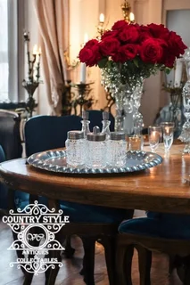 Vintage Five-Piece Cruet Set