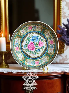 Japanese display plate by Maru Gaku