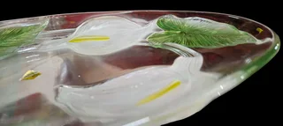 Luminarc Calla Lily Glass Platter or Serving Dish