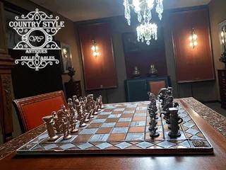 Roman-themed Lead pieces Chess Set