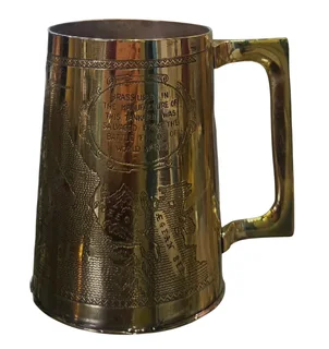 Antique Trench Art Tankart