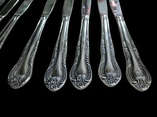 Baroque revival Style Dinner Knives 12