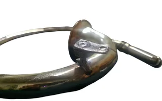 A collectible Cornet Simple (Circular Trumpet/Trombone), likely European (French) origin, dating to