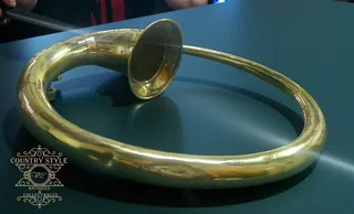 A collectible Cornet Simple (Circular Trumpet/Trombone), likely European (French) origin, dating to