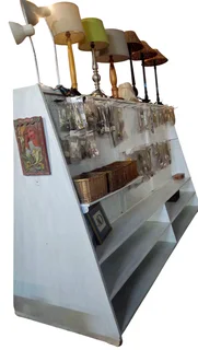 Double-Sided A-Frame Pegboard Gondola shelf