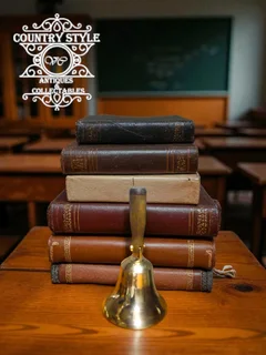Brass Hand Bell with Wooden Handle