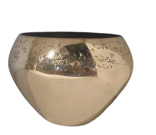 Vintage Brass Rose Bowl