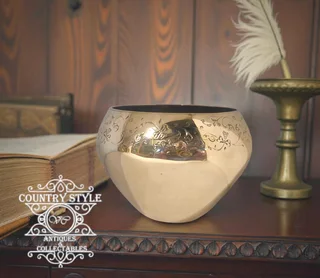 Vintage Brass Rose Bowl