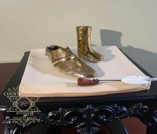 Miniature Ashtray/Desk Set from the Mid-Century era