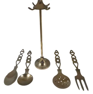 Brass Decorative Utensil Set