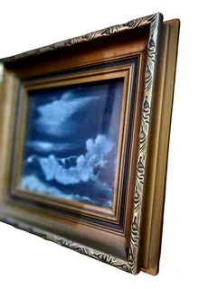 Pair of Mid-20th Century Decorative Seascape Paintings by P. V. Raymond.