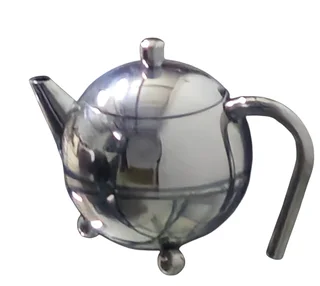 Mid-Century Teapot on Bun Feet